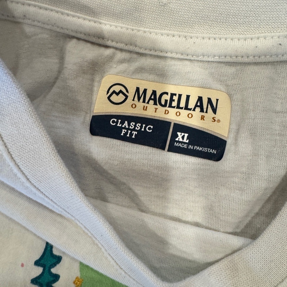 Magellan Outdoors Kids Explore More Canoe Graphic T Shirt Size XL White - Picture 2 of 5